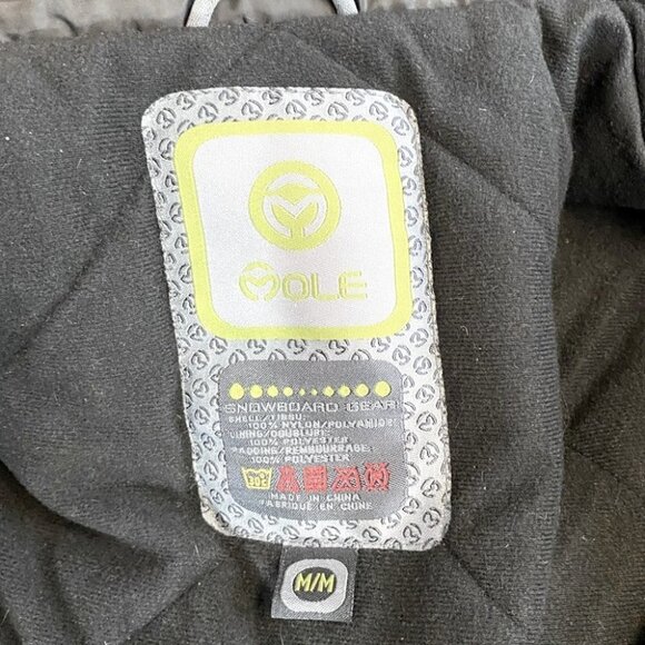 Mole Brown Ski Snowboard Winter Coat Snow Jacket M - Picture 6 of 16